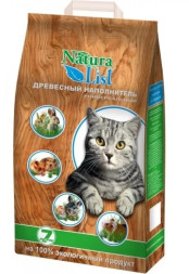 Натуралист наполнитель универсальный впитывающий, древесные гранулы - 7 л (2,5 кг)