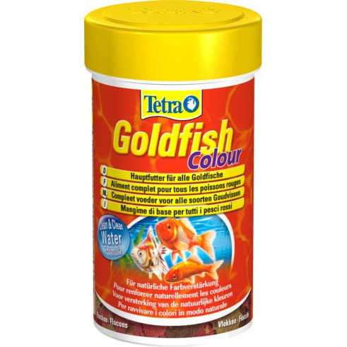 TetraGoldfish Colour корм в хлопьях для улучшения окраса золотых рыб 100 мл