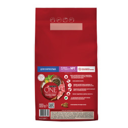 Purina ONE сухой корм для собак средних и крупных пород с ягненком и рисом - 3,8 кг