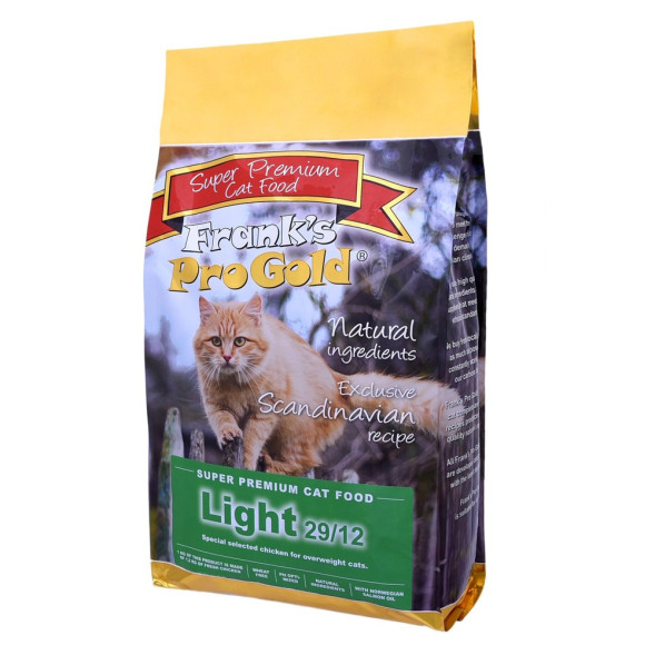 Franks ProGold Cat Light 29/12 сухой корм для взрослых кошек при избыточном весе, с курицей и рсиом - 3 кг