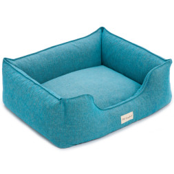 Pet Comfort Alpha Mirandus 43 лежанка для собак средних пород, размер M (65х80 см), бирюзовый