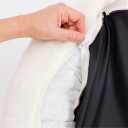 Pet Comfort Hotel Mira 01 лежанка для кошек и собак мелких пород, размер S (50 см), молочный