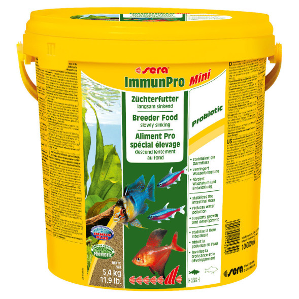 Sera Immun Pro Mini Корм для рыб основной в гранулах - 5,4 кг