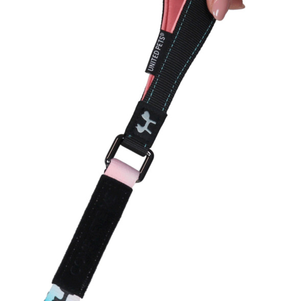 United Pets Complete me поводок для собак, 20х1400 мм, розово-голубой тай-дай