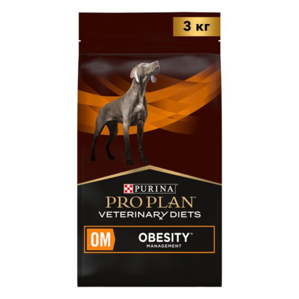 Сухой корм для собак Pro Plan Veterinary Diets Obesity Management при ожирении  3 кг