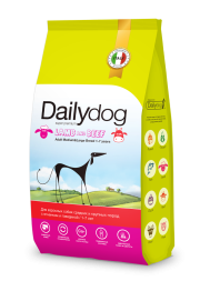 Dailydog Adult Medium&amp;amp;Large Breed сухой корм для взрослых собак средних и крупных пород с ягненком и говядиной - 20 кг