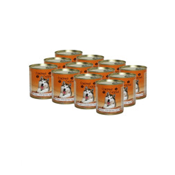 Собачье Счастье влажный корм для собак с птицей и потрошками в желе, в консервах - 750 г х 12 шт