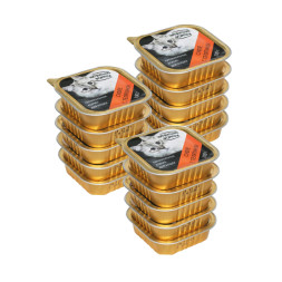 Натуральная формула влажный корм для кошек суфле с телятиной, в ламистерах - 100 г х 15 шт