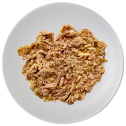 Organic Сhoice Low Grain влажный корм для взрослых кошек, тунец с барабулькой в рыбном бульоне, в консервах - 70 г х 24 шт