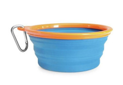 Camon миска для кошек и собак складная дорожная круглая, размер S, 350 мл, 3 цвета