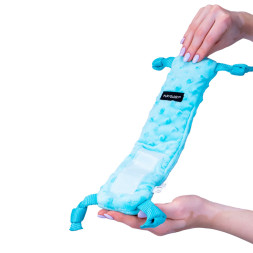 Playology PUPPY SENSORY SNAIL сенсорная плюшевая улитка для щенков с ароматом арахиса, голубой