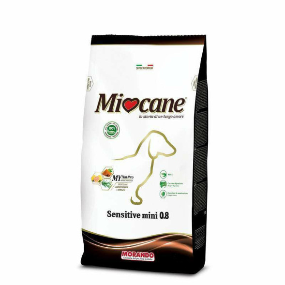 Miocane Adult Mini Sensitive сухой корм для взрослых собак мелких пород с чувствительным пищеварением, с курицей - 20 кг