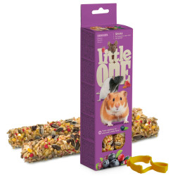 Little One палочки для хомяков, крыс, мышей и песчанок с ягодами 2 шт - 60 г