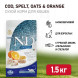 Farmina N&amp;amp;D Ocean Cat Godfish, Spelt, Oats &amp;amp; Orange Adult сухой низкозерновой корм для взрослых кошек с треской и апельсином - 1,5 кг