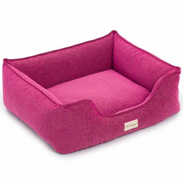 Pet Comfort Alpha Mirandus 33 лежанка для собак средних пород, размер M (65х80 см), фуксия