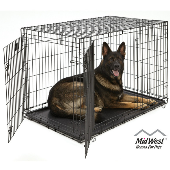 MidWest клетка Life Stages 122х76х84h см 2 двери черная
