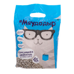 Мяудодыр комкующийся наполнитель - 2,4 кг (4,5 л)