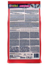 Monge Dog BWild Low Grain сухой низкозерновой корм для взрослых собак всех пород с мясом оленя 2,5 кг