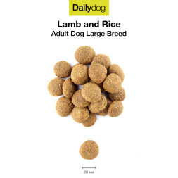Сухой корм Dailydog Adult Large Breed lamb and rice для взрослых собак крупных пород с ягненком и рисом - 12 кг