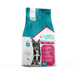 CARNI Vet Diet Dog Mobility Mini диетический сухой корм для собак мелких пород, для поддержания здоровья суставов - 2,5 кг