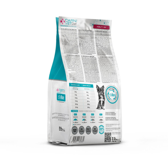 CARNI Vet Diet Dog Mobility Mini диетический сухой корм для собак мелких пород, для поддержания здоровья суставов - 2,5 кг