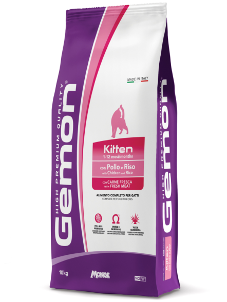 Gemon Kitten сухой корм для котят с курицей и рисом 10 кг