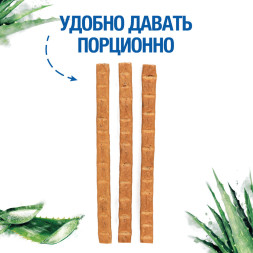 Monge Gift Skin Support лакомство для собак всех пород Мягкие палочки со свежим лососем, алоэ вера и дрожжами, для здоровой кожи - 45 г