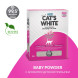 Cats White Box Premium Baby Powder наполнитель комкующийся для кошачьего туалета с ароматом детской присыпки - 6 л