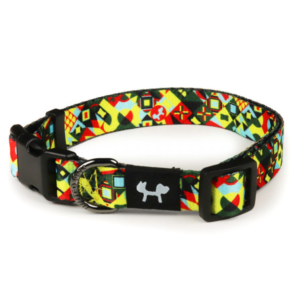 United Pets Complete me ошейник для собак, L 43-73/2,5 см, разноцветный рисунок