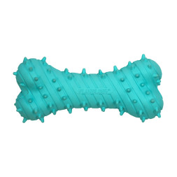 Playology PUPPY TEETHING BONE дентальная хрустящая жевательная косточка для щенков с ароматом арахиса, голубой