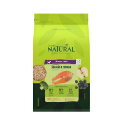 Guabi Natural Dog Adult cухой корм для взрослых собак средних пород, с лососем и ячменем - 2,5 кг