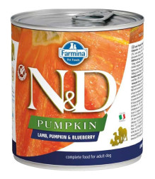 Farmina N&amp;amp;D Pumpkin Starter влажный беззерновой корм для щенков до 2 месяцев с тыквой, ягненком и черникой - 285 г (6 шт в уп)