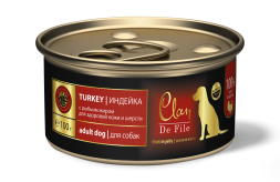 Консервы Clan De File для собак с индейкой - 100 г