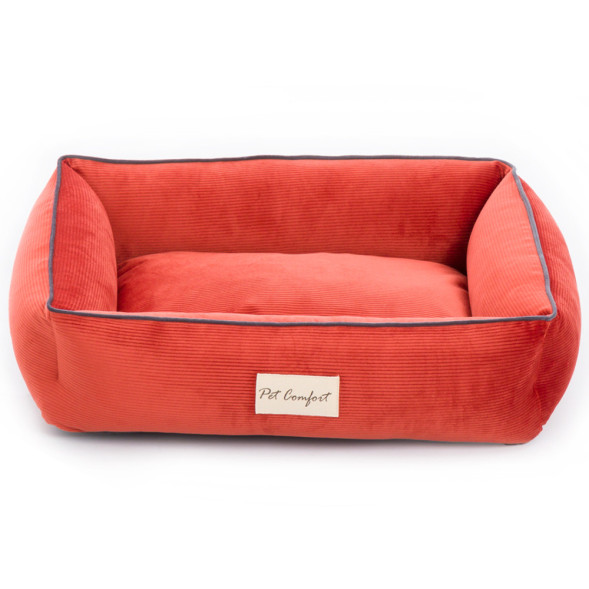 Pet Comfort Golf Vita 02 лежанка для кошек и собак миниатюрных пород, размер XS (45х55 см), красный
