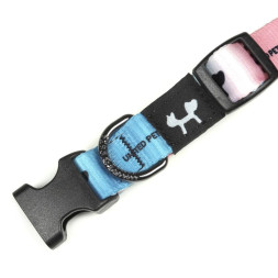 United Pets Complete me XS ошейник для собак 10х180/300 мм, розово-голубой тай-дай