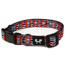 United Pets Complete me ошейник для собак, L 43-73/2,5 см, красная зебра