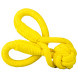 Playology TOUGH TUG KNOT жевательный канат для собак с ароматом курицы, желтый