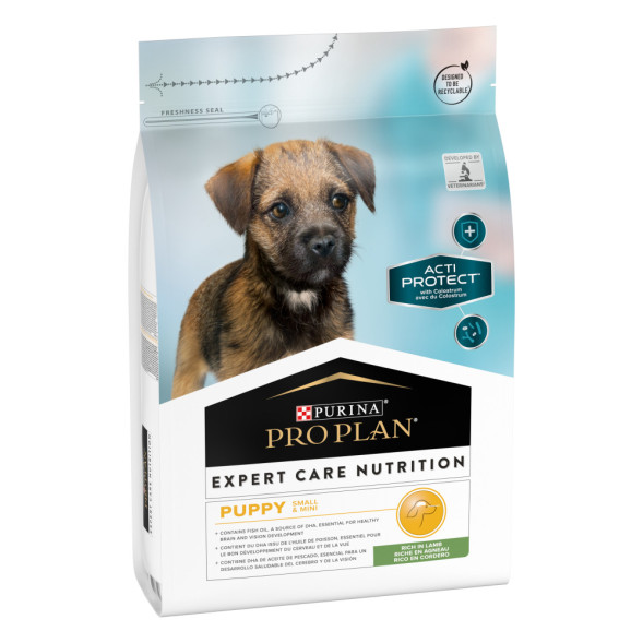 Purina Pro Plan Acti-Protect сухой корм для щенков мелких пород с ягненком - 3 кг