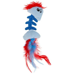 Petstages Play Fish Bone игрушка для кошек, голубая