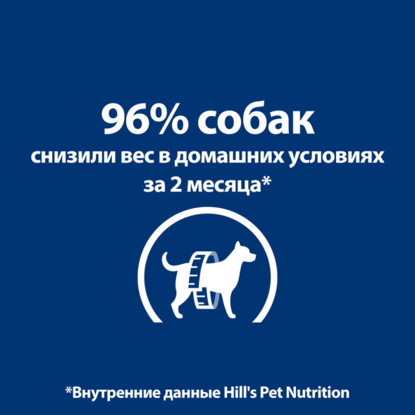 Hills Prescription Diet Metabolic Weight Management сухой диетический корм для собак для достижения и поддержания оптимального веса с курицей - 4 кг
