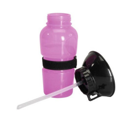 Camon поилка дорожная, для кошек и собак, 550 мл, розовая