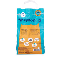 Мяудодыр впитывающий древесный наполнитель - 2,6 кг (5 л)