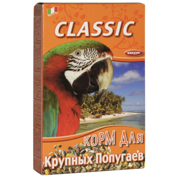 Fiory корм для крупных попугаев Classic - 600 г