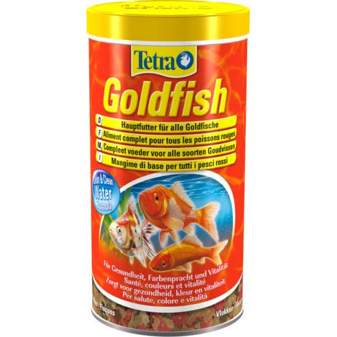 TetraGoldfish корм в хлопьях для всех видов золотых рыбок 1 л