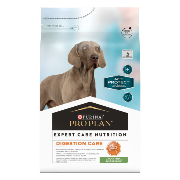 Purina Pro Plan Acti-Protect сухой корм для собак средних пород с чувствительным пищеварением с ягненком - 3 кг