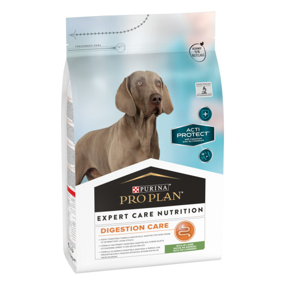 Purina Pro Plan Acti-Protect сухой корм для собак средних пород с чувствительным пищеварением с ягненком - 3 кг