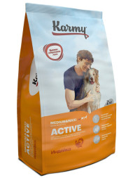 Karmy Active Medium &amp;amp; Maxi сухой корм для взрослых собак средних и крупных пород при высоких физических нагрузках с индейкой - 2 кг