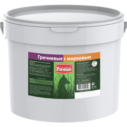 Четвероногий гурман каша для собак гречка с морковью - 4 кг