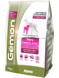 Gemon Puppy &amp;amp; Junior Mini сухой корм для щенков мелких пород с курицей и рисом 1 кг