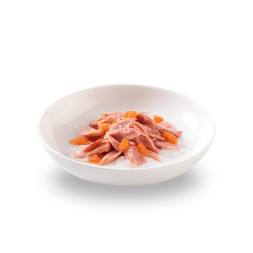 Schesir Cat Adult влажный корм для взрослых кошек с тунцом и папайей в консервах - 75 г х 14 шт